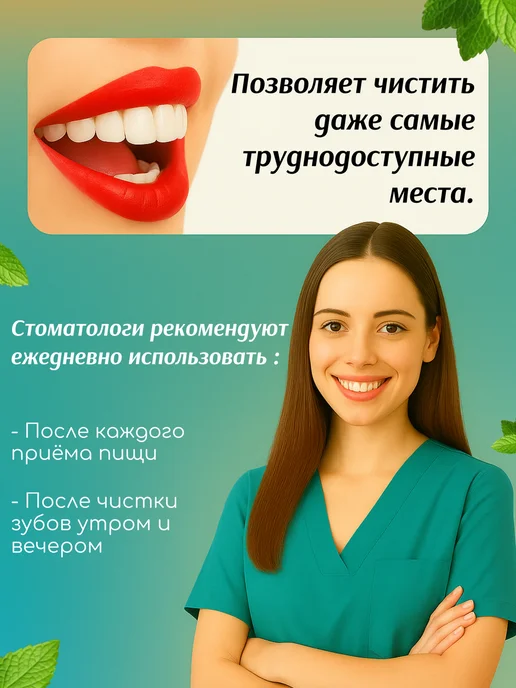 ALLHOME101 Зубочистка с нитью пластиковая Флосеры Набор флоссеров, вариант, фото 3