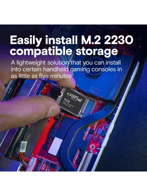 Crucial Накопитель SSD 2 ТБ P310 M.2 2230 (CT2000P310SSD2), 2 ТБ, фото 7
