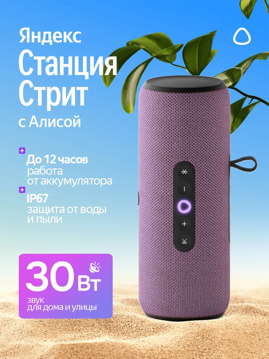 Умная портативная колонка Станция Стрит с Алисой