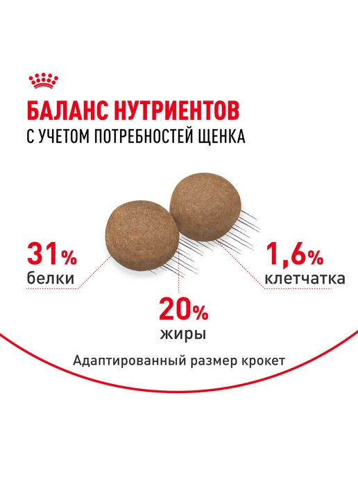 Сухой корм Royal canin Птица для собак, мелкие, щенки, 0,8 кг, фото 4