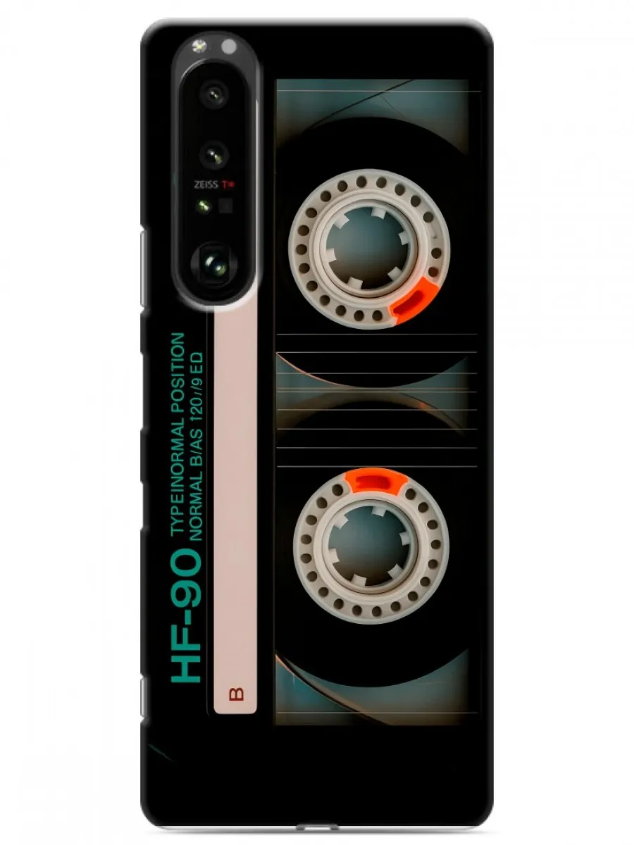 Чехол на Sony Xperia 1 III Кассета ретро