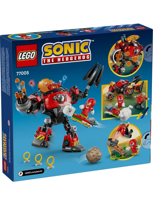 LEGO Конструктор Sonic 77005 Наклз против робота и Эггмана, черный, фото 2