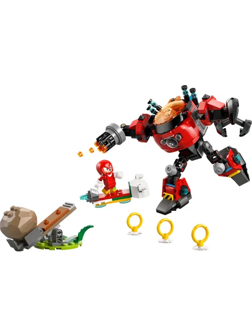 LEGO Конструктор Sonic 77005 Наклз против робота и Эггмана, черный, фото 4