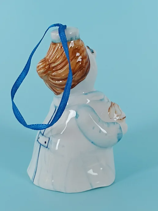 Ceramic Fauna Фарфоровый колокольчик Зубной врач, ёлочная игрушка, черный, фото 8