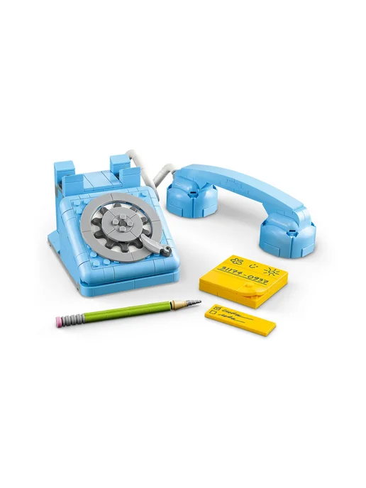 LEGO Конструктор Creator 31174 Ретро-Телефон 3в1, голубой, фото 6