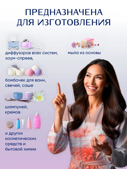 Ampliter Отдушка косметическая Розовое шампанское 100 мл, 100 мл, фото 2