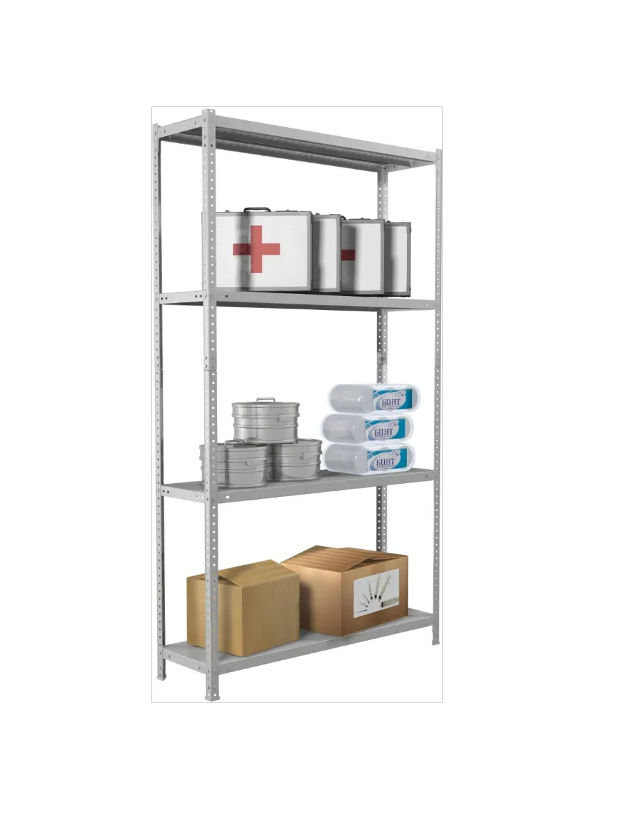 Стеллаж MS Standart 150KD 75x40 4 пол. 4 разборная 1
