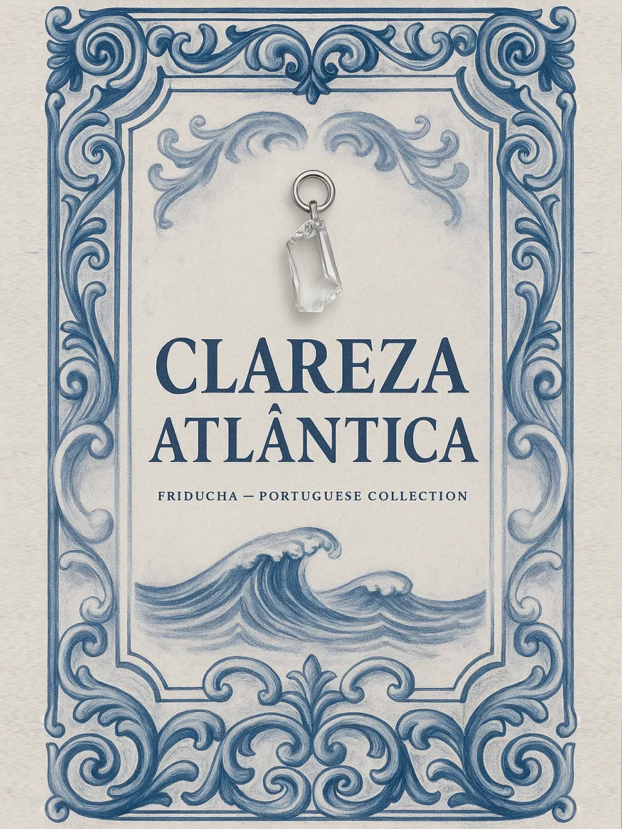 Подвеска Clareza Atlântica, Swarovski и жемчуг, родий