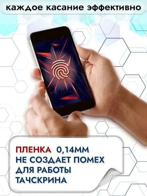OKCase Защитная гидрогелевая пленка на экран TECNO CAMON 40 Pro 5G, 5 г, фото 6