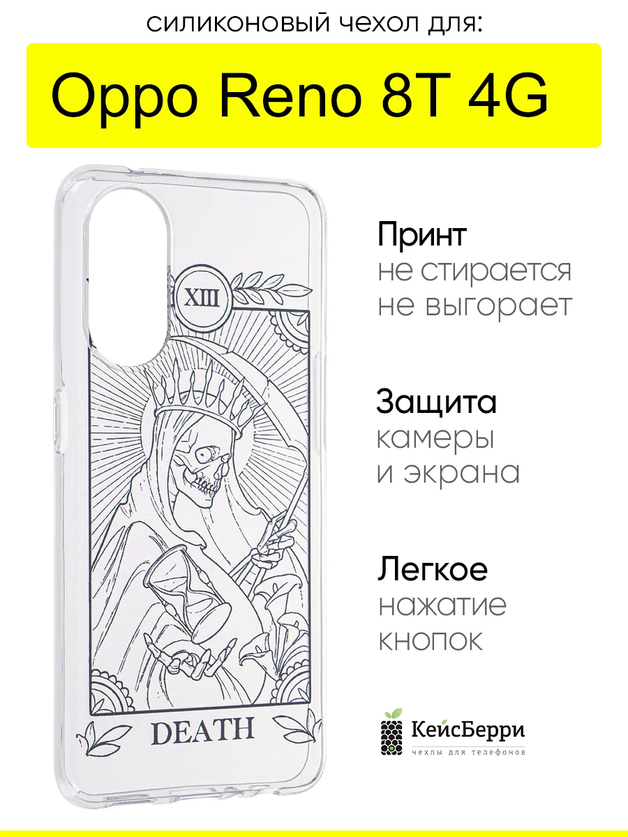 Чехол для Oppo Reno 8T 4G, серия Clear