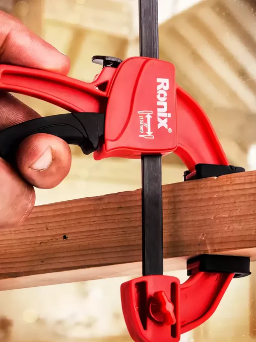 Ronix tools Струбцина быстрозажимная 150 мм, черный, фото 2