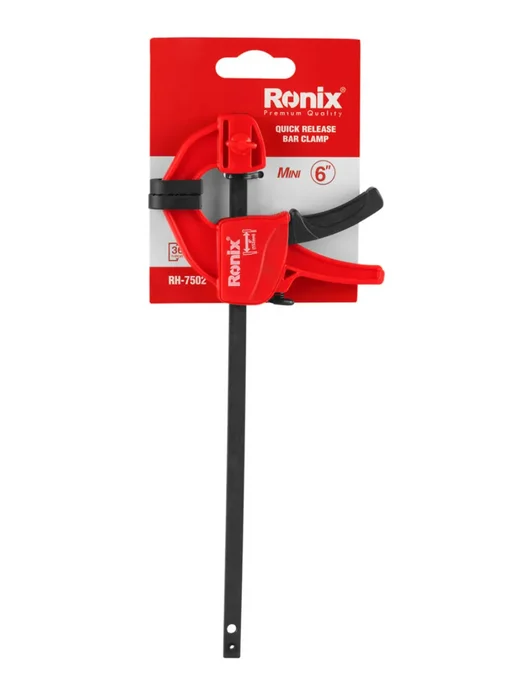 Ronix tools Струбцина быстрозажимная 150 мм, черный, фото 5