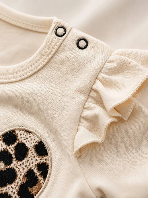 Murat Baby Collection Летний комплект костюм с боди для новорожденных на выписку, бежевый, фото 7