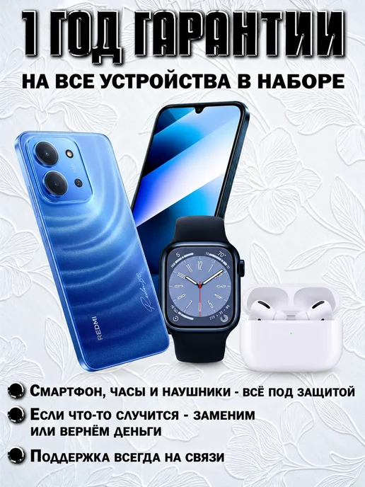 Смартфон Xiaomi Redmi 15C 8/256 ГБ, голубой, фото 2