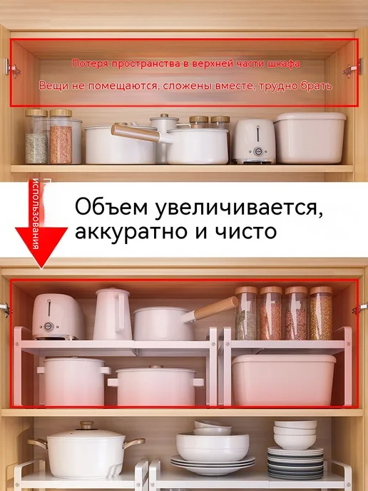 Полка Белый, черный, фото 4