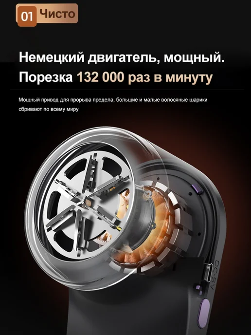Armelona Машинка для удаления катышек с одежды, серый, фото 4