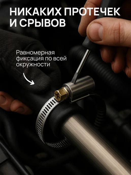 Era pro Хомут 20-32 червячный нерж.сталь 4 шт, 4 шт, фото 7