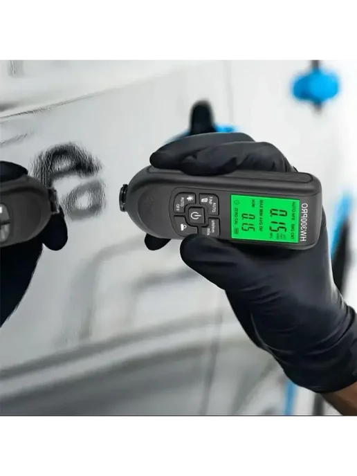 GOODSTORAGE Толщиномер лакокрасочного покрытия автомобильный, черный, фото 4
