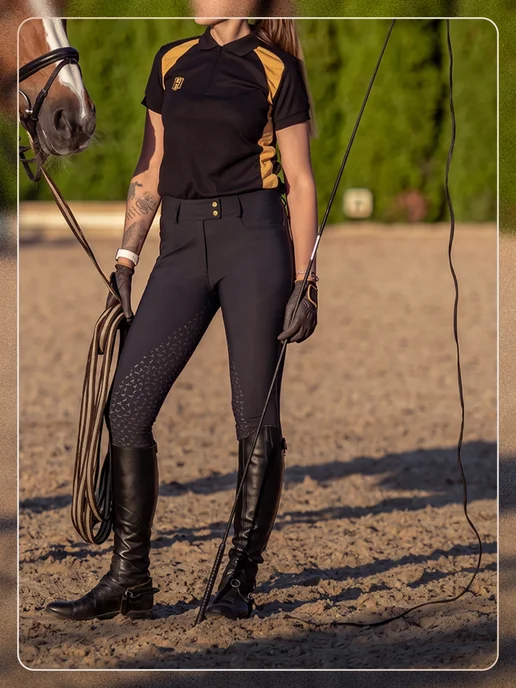 TAYA equestrianism Бич для конного спорта, шамбарьер 200 см, черный, фото 7