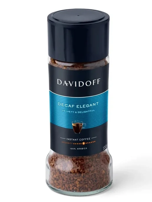 DAVIDOFF Кофе растворимый без кофеина 100 г, 100 г, фото 6