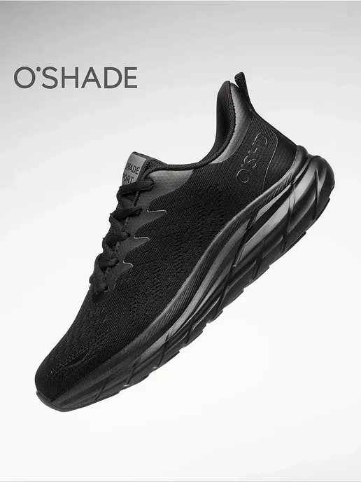 O`SHADE Кроссовки женские дышащие спортивные, черный, фото 2