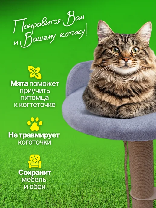 Панда и Панда Лежанка когтеточка для кошек, вариант, фото 2