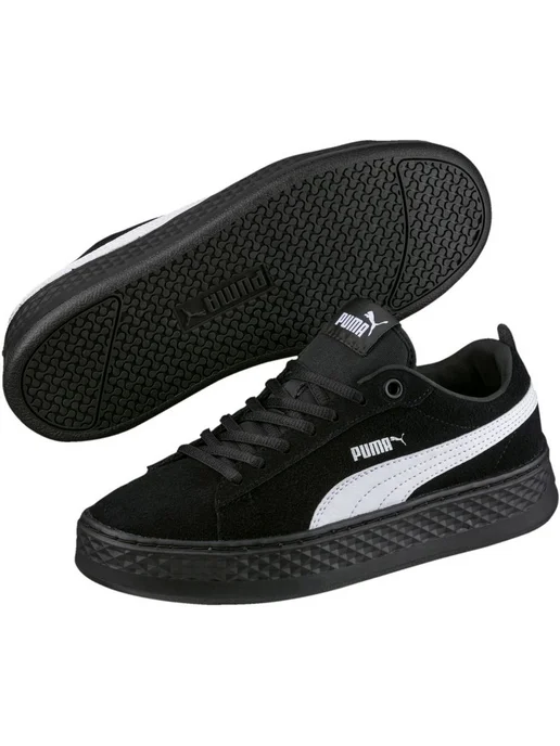 PUMA Кеды Smash Platform SD, черный