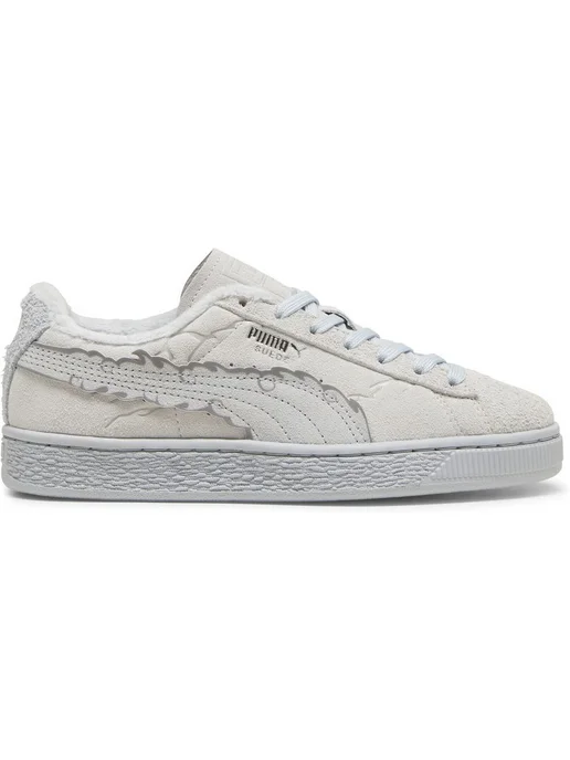 PUMA Кеды детские Suede 3 One Piece Jr, бежевый, фото 4