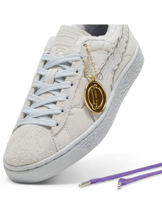 PUMA Кеды детские Suede 3 One Piece Jr, бежевый, фото 6