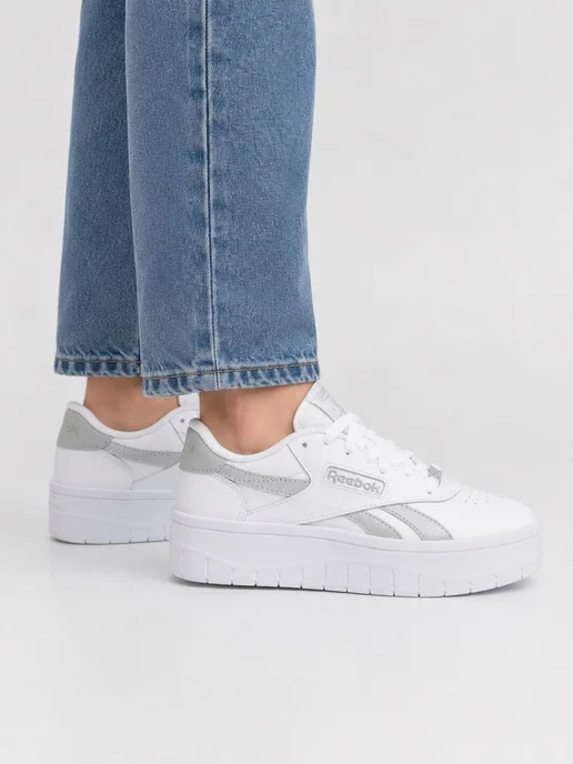 Reebok Кеды Court Advance Surge W, белый, фото 3