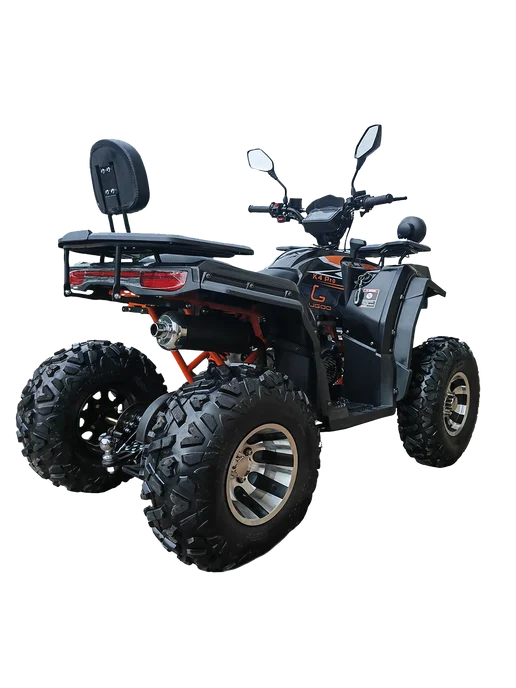 Бензиновый квадроцикл Kugoo K4 Pro 200 куб, черный, фото 3