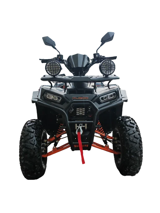 Бензиновый квадроцикл Kugoo K4 Pro 200 куб, черный, фото 4
