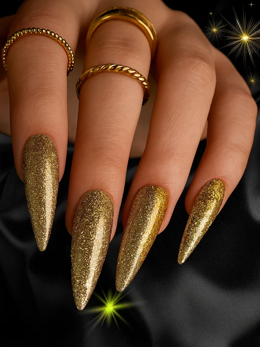 Monique gel-polish Гель краска жидкая поталь для ногтей золото, золотой, фото 8