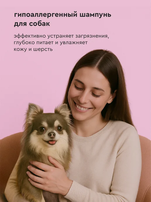 Pamilee Шампунь для собак гипоаллергенный профессиональный, вариант, фото 2