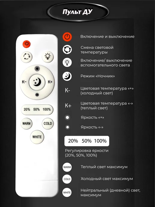 Семь огней Люстра потолочная светодиодная на кухню, белый, фото 7