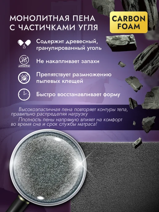 AMI Матрас 140х190 на кровать пружинный анатомический, вариант, фото 5