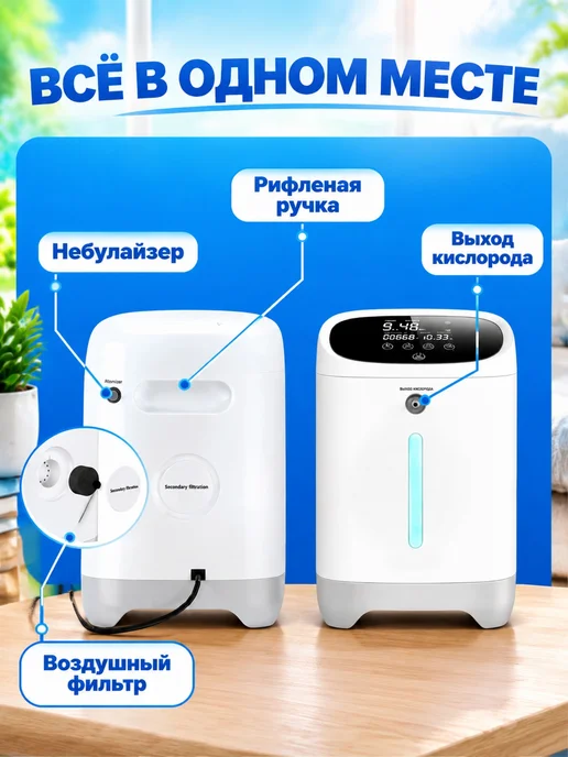 Концентратор кислорода для домашнего использования 118w, 118 Вт, фото 3