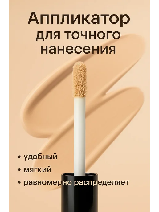 Новый люкс 2 Консилер для лица 02 тон, бежевый, фото 2