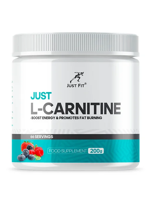 Just Fit Nutrition Just Fit L-Carnitine Л-Карнитин 200 г банка со вкусом лесные…, 200 г, фото 2