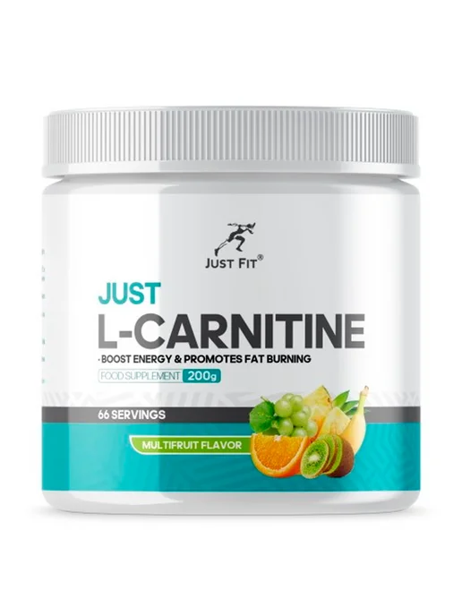 Just Fit Nutrition Just Fit L-Carnitine Л-Карнитин 200 г банка со вкусом мульти…, 200 г, фото 2