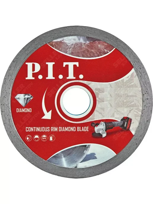 P.I.T. Диск алмазный по керамике 300x25,4x1,8 ACTW03-C300A, 300x25.4x1.8