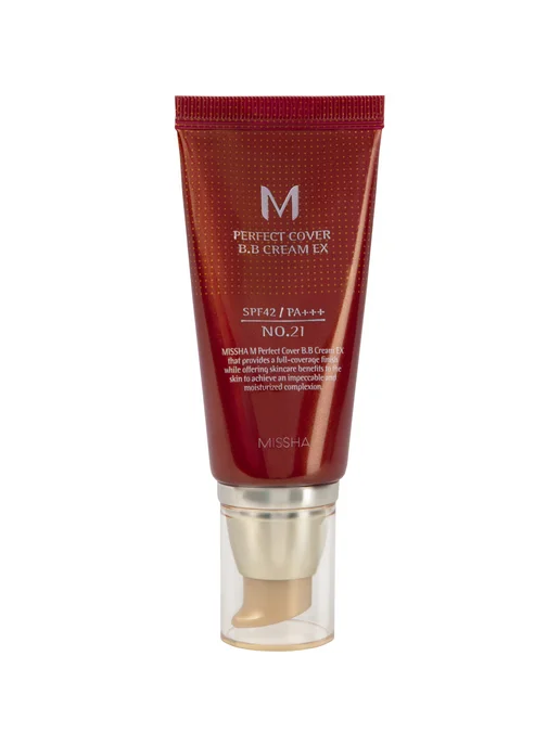 MISSHA BB крем для лица Тон 21 Perfect Cover EX 20 мл, 50 мл, фото 2