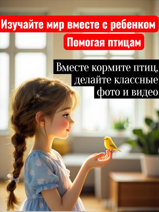 Пернатики Кормушка для уличных птиц на окно теремок, белый, фото 6