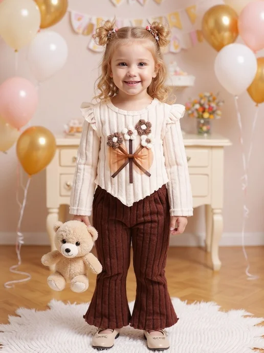 VANLAKIDS Костюм нарядный, бежевый, фото 5