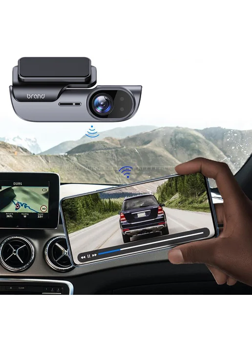 4K видеорегистратор с GPS Wi-Fi ночн вид и автостоянка, вариант, фото 2