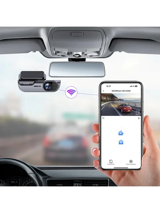 4K видеорегистратор с GPS Wi-Fi ночн вид и автостоянка, вариант, фото 3