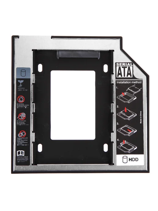 Корпус HDD Caddy 9 5мм SATA 3 0 2 5'' для ноутбука, вариант, фото 2