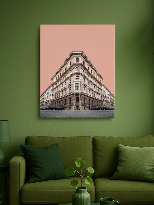 АртКод Картина на холсте 40 x 50 архитектура, 40x50, фото 2