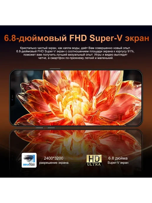 Смартфон Pro Max Iphnoe I17 Pro Max 12/12 ГБ, синий, фото 2