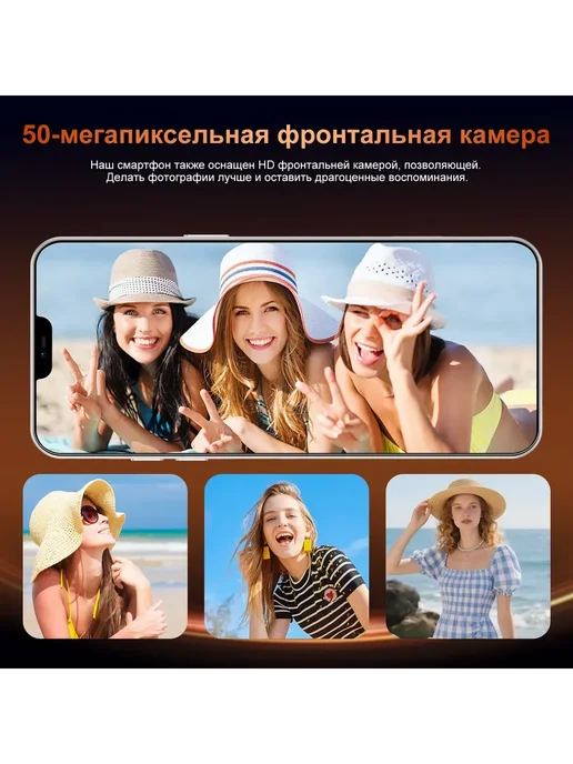 Смартфон Pro Max Iphnoe I17 Pro Max 12/12 ГБ, синий, фото 5